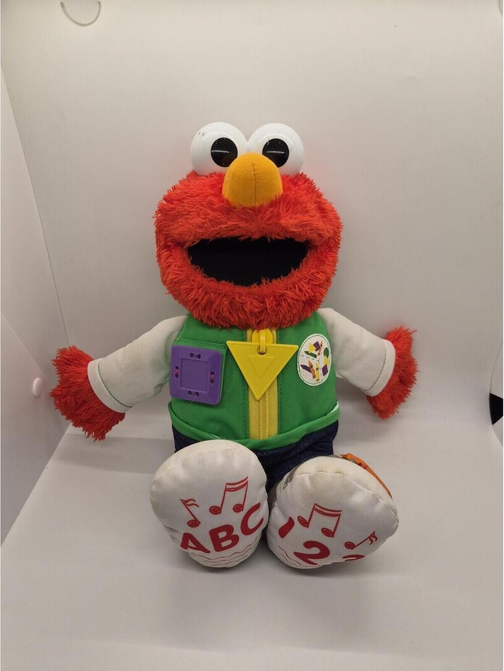 Hasbro Interactive Musical Talking Sesame Street Elmo Plush/Doll Tested Working